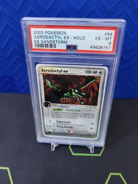 Mavin Pokemon Ex Sandstorm Aerodactyl Ex Holo Psa