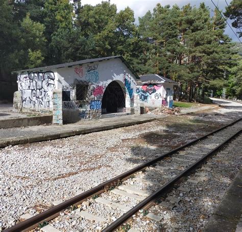 Cercedilla Camorritos Estacion De Tren Estacionamiento Tren