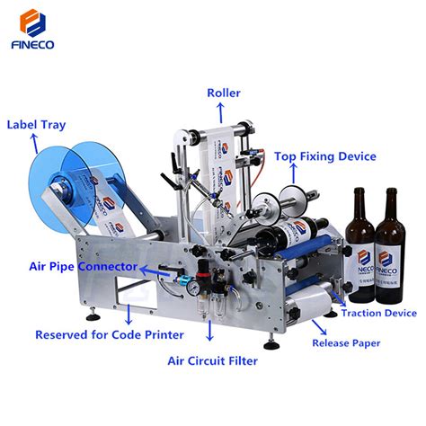 China Semi Automatic Round Bottle Labeling Machine Factory And