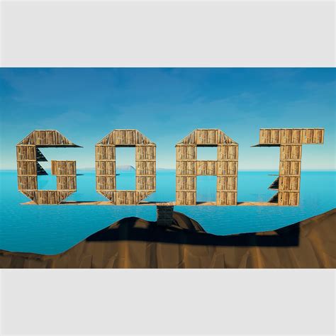 『goat』の作り方・アート建築講座【フォートナイト Fortnite】 アート建築ワークショップ【fortnite】