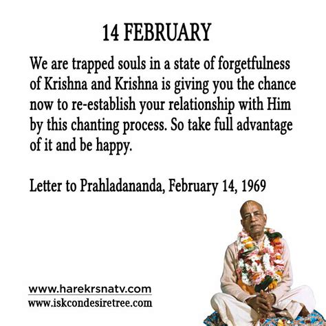 14 February | Spiritual Quotes By ISKCON Desire Tree