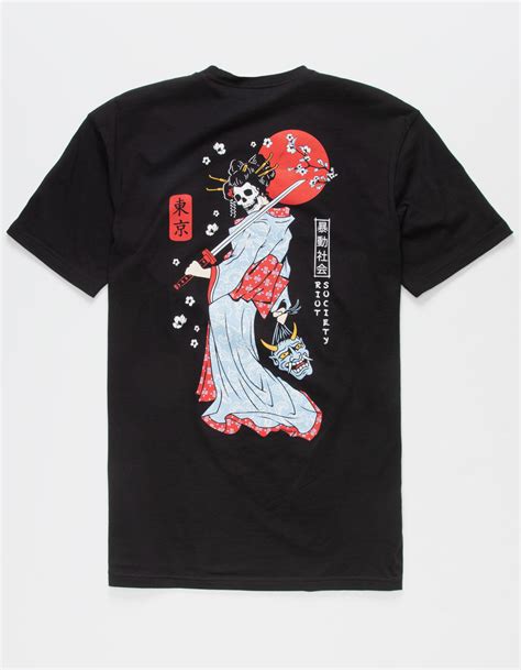 Riot Society Geisha Swords Mens Tee Black Tillys