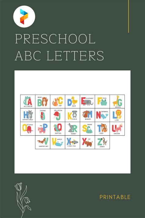 10 Best Preschool Abc Letters Printable Pdf For Free At Printablee