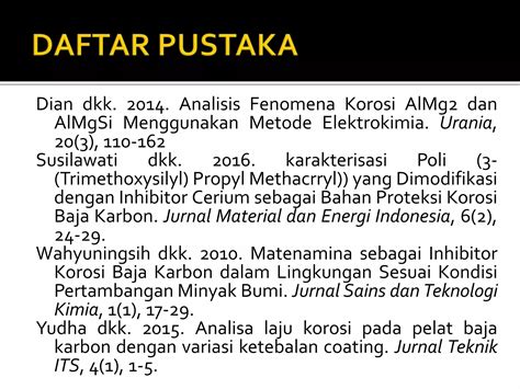 Open Circuit Potential Ocp Decay Oleh Wahyudin PPT