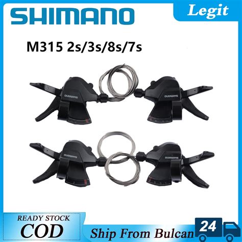 Shimano Altus Sl M315 2x7 2x8 3x8 3x7 Speed Shifter Trigger Set Rapidfire Plus Shifter Cable