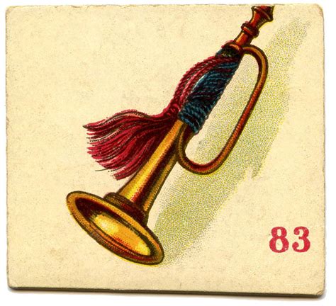 2 Vintage Trumpet Images! - The Graphics Fairy