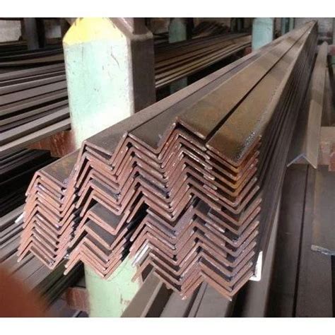 L Shaped Mild Steel Angle Thickness 5 Mm Size 1 Inch At Rs 38 Kg In