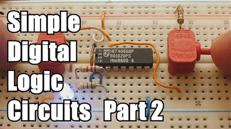 Simple Digital Logic Circuits Part 2 Youtube