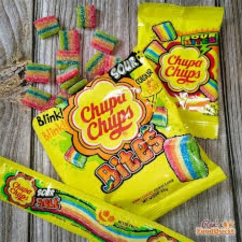 Chupa Chups Sour Bites Fruit Flavored Gummies 56g Ht Shopee Singapore