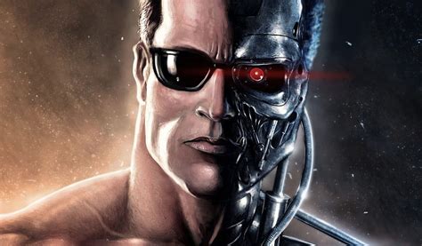 Half Human Half Terminator Hd Wallpaper Pxfuel