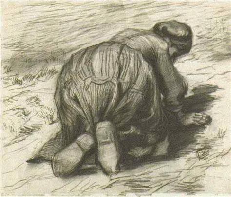 Peasant Woman Tossing Hay Seen From The Back 1885 Nunen Nuenen