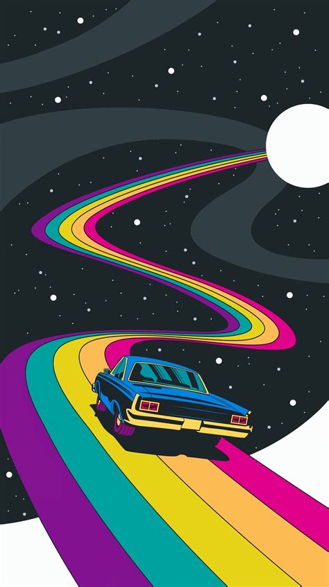 Rainbow road wallpaper – Artofit