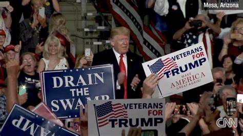 Live President Trump Holds A Rally In Arizona