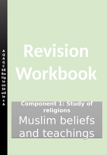 Islam Beliefs And Teachings Gcse Revision Workbook Teaching Resources