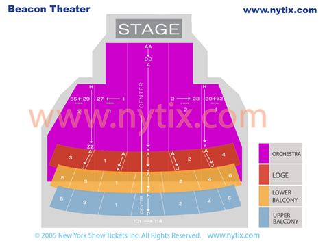 Beacon Theatre on Broadway in NYC