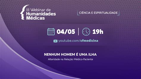 Iii Webinar De Humanidades M Dicas Do Cfm