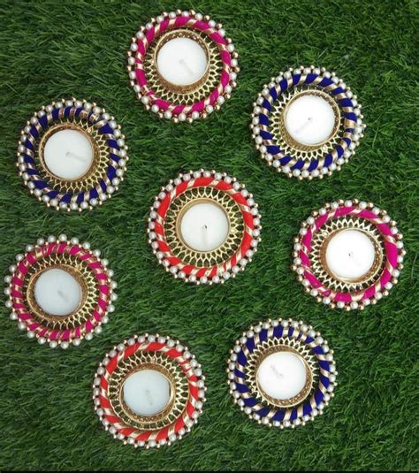 Diya for Diwali | Hanging decorations diy, Diy diwali decorations, Tea ...