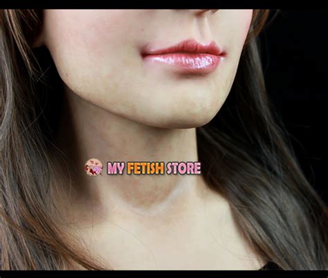 Sf N3 Soft Silicone Realist Human Face Crossdress Full Head Female