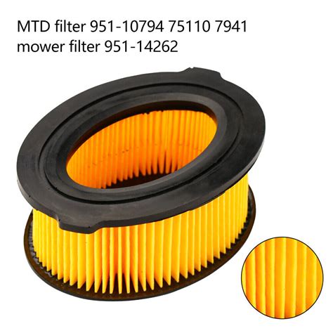 Air Filter Fits Cub Cadet Fit Mtd 951 10794 75110 7941 951 14262 Lawn