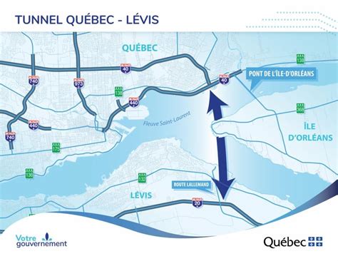 Province Opts For Tunnel As 3rd Link Between Quebec City And Lévis