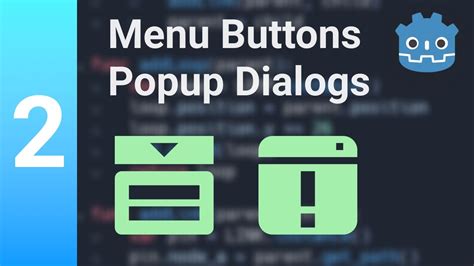 Making A Program With Godot Menubutton And About Dialog Part