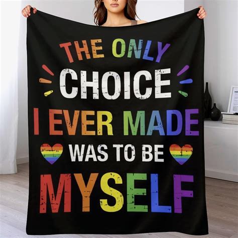 LGBT Blanket Gay Pride Throw Rainbow LGBT Colorful Flannel Soft Warm Enlarged Blankets X