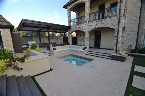 Completely Contemporary Pool Environment Modern Pools Dallas