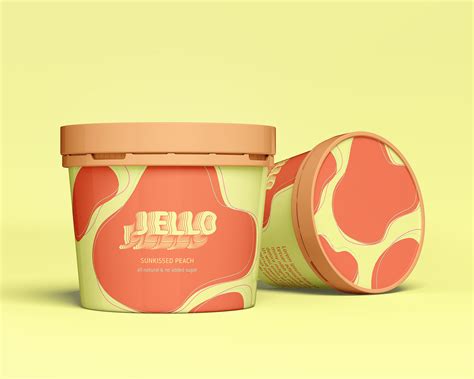 Jello Ice Cream Packaging Design On Behance