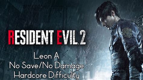 LIVE Resident Evil 2 Remake Leon A No Save No Damage Attempt