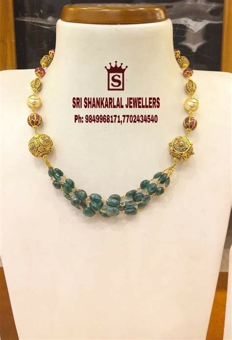 Pin By Shamili On Beads Jewellery Gold Jewelry Simple Gold Jewellery