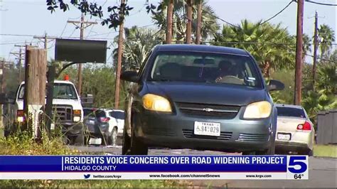 Weslaco Residents Voice Concerns Over Road Widening Project