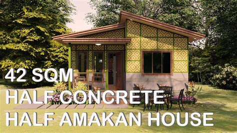 Half Concrete Amakan Native House Design Philippines House Design Diy