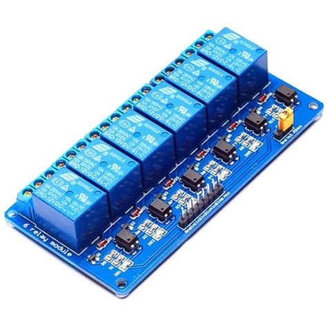 Шестиканальное реле для Arduino - Купить в Москве с доставкой по России ...