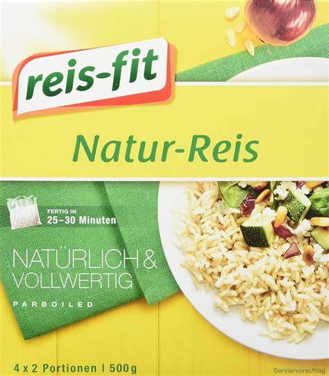 Reis Fit Natur Reis Im Kochbeutel Er Pack X G Amazon De