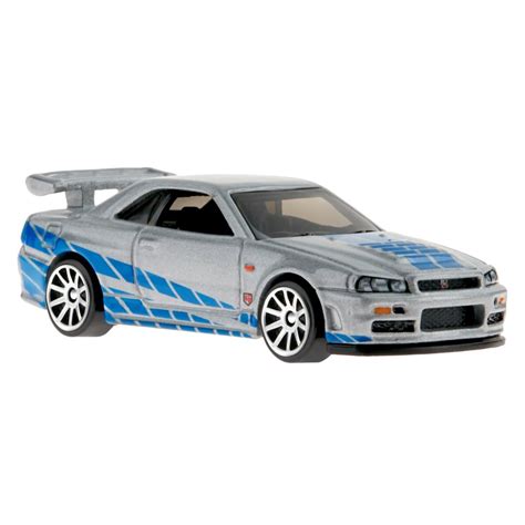 Hot Wheels Fast Furious Nissan Skyline GT R BNR Fast Furious Movie Grey Amazon In