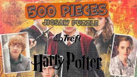 Solving Harry Potter 500 Pieces Trefl Puzzle Time Lapse YouTube