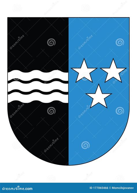 Coat Of Arms Of Aargau Stock Vector Illustration Of Coat 177065466