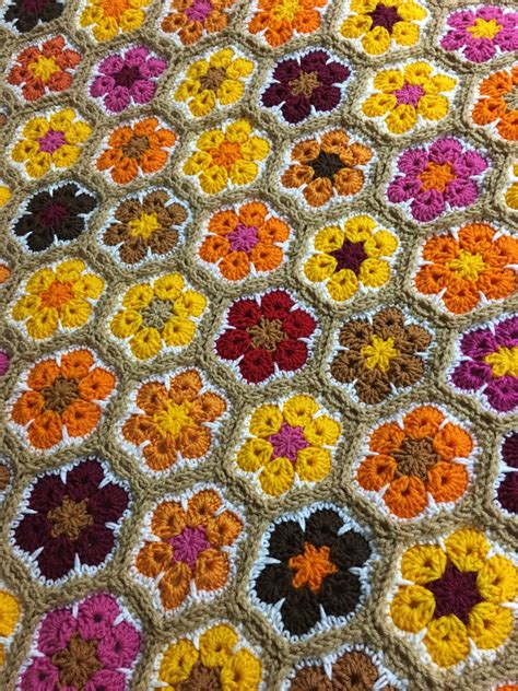 African Flower Hexagon Crochet Crochet Blanket Patterns Crochet