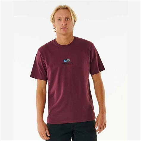 Rip Curl Pill Icon Tee Bone Maroon Southern Man