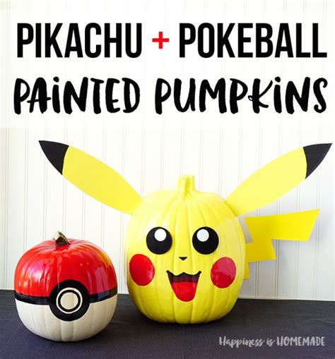 Pokemon Pokeball Pumpkins