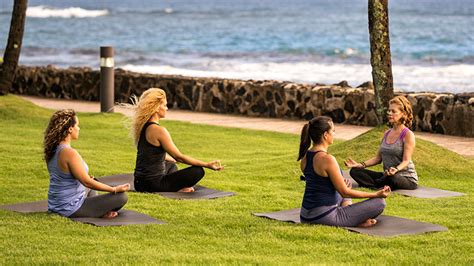 Beach Yoga - Caribe Hilton