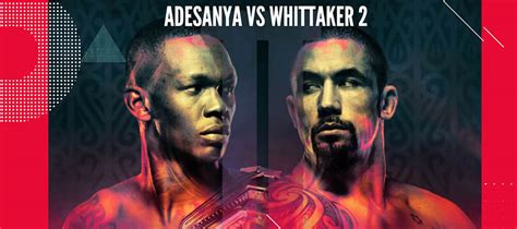 UFC 271: Adesanya vs Whittaker 2 Betting Odds & Predictions | MyBookie