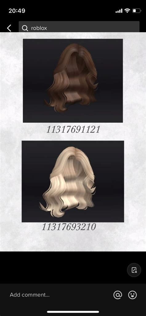 Pin By Dreamgirll On OUTFIT CODES Brown Hair Roblox Black Hair Roblox Blonde Hair Roblox