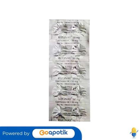 Jual RIZONAX 50 MG STRIP 10 TABLET Di Seller Apotek Era Farma Rawa