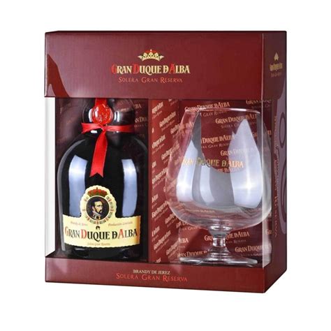 GRAN DUQUE DE ALBA SOLERA GRAN RESERVA BRANDY 0 7L 40 KIELISZEK