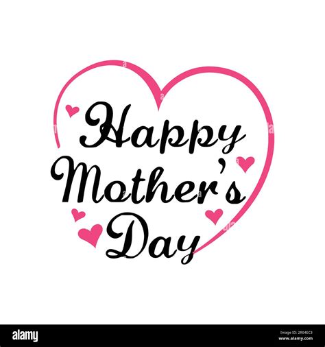 Happy Mothers Day Typography Vector Illustration Happy Mothers Day