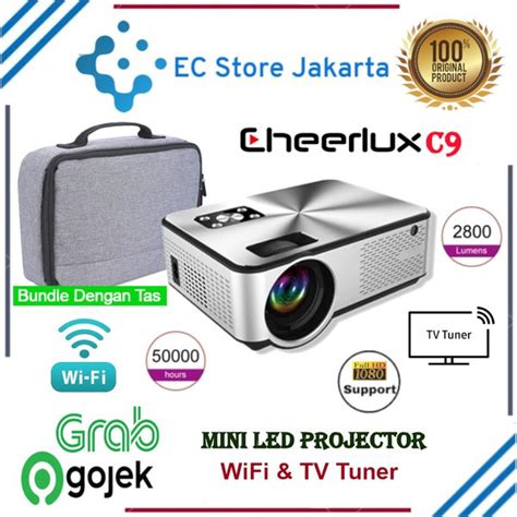 Jual Cheerlux C Mini Projector Wifi Multimedia With Led Lumens