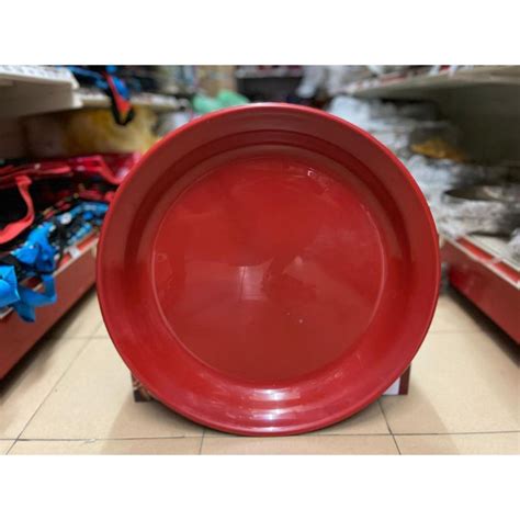 Betterware Round Plastic Tray Plain Cm Tebal Thick Dulang Talam