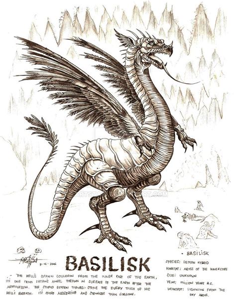 Majestic Basilisk: A Mythical Creature of Power