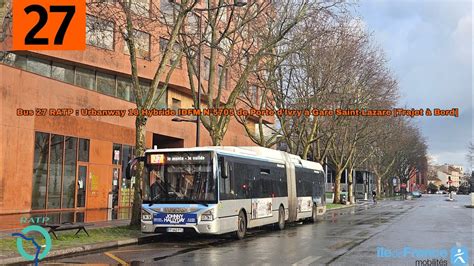 Bus Ratp Urbanway Hybride Idfm N De Porte D Ivry Gare